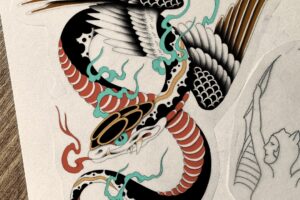 nico-tatuto-trillaud-tatoueur-bordeaux-talence-tattoo-flash-tatouage-serpent-snake-winged-traditionnel-oldschool-trad-japanese-2025-couleur