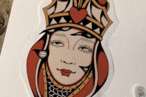 nico-tatuto-trillaud-tatoueur-oldschool-traditionnel-tattoo-flash-lady-knight-queen-noir-rouge-jaune